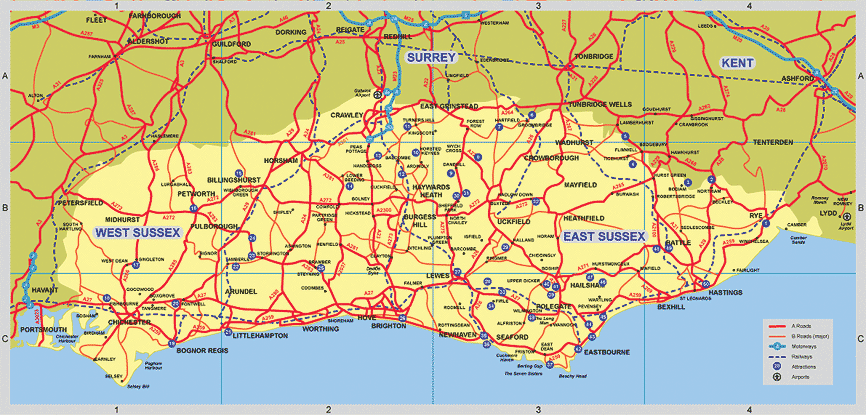 Sussex Map